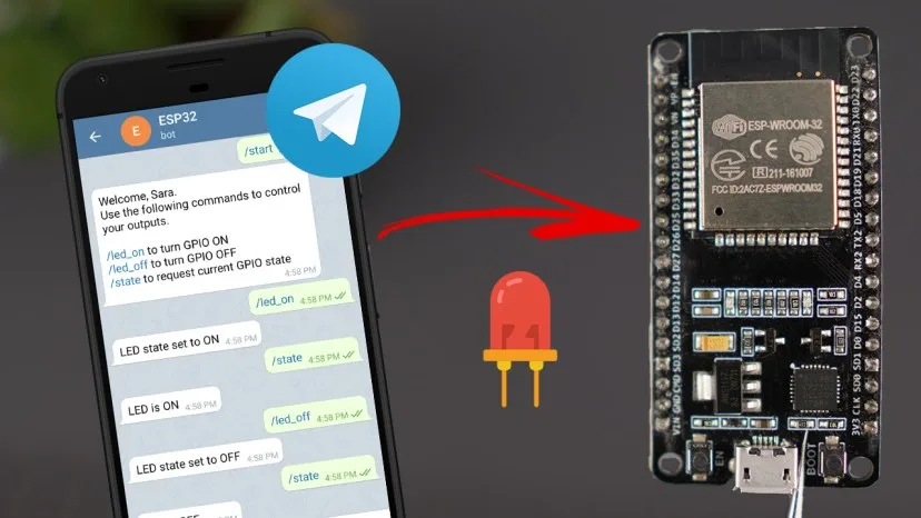 Bài 9: Telegram: Control ESP32/ESP8266 Outputs