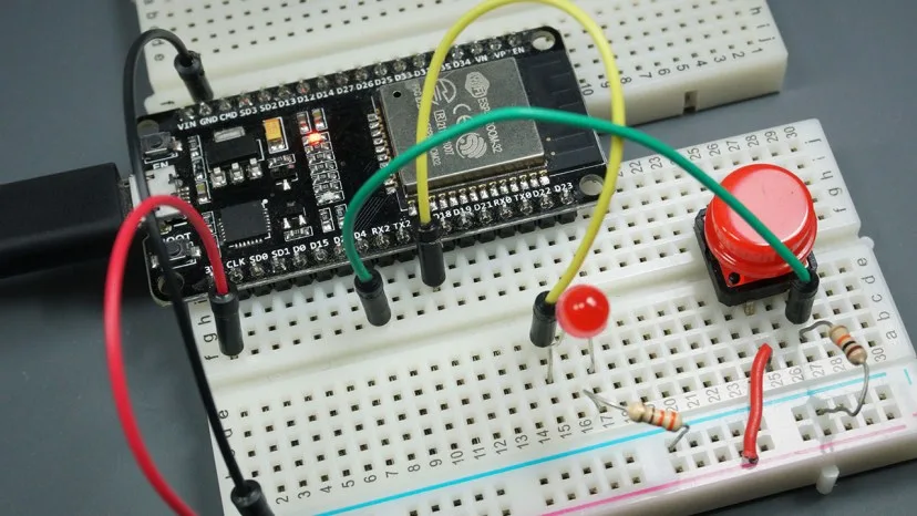 Bài 17: ESP32 Digital Inputs and Digital Outputs